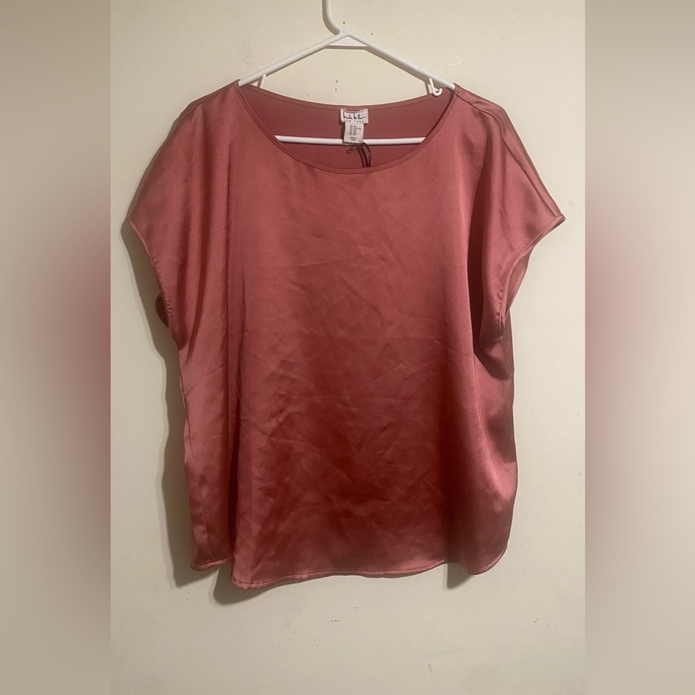 Nicole Miller New York Sz XXL Pink Blouse